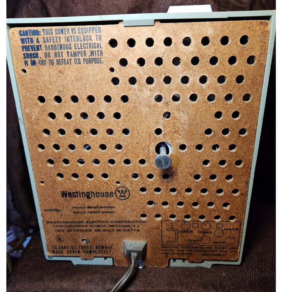 Westinghouse Space Maker tube Radio Vintage 1960s MCM Retro Model H210L5 - Picture 2 of 9